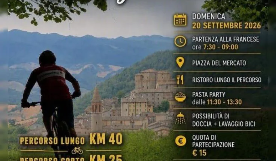 Cicloturistica sui Sentieri del Tartufo a Sant'Agata Feltria - 20 settembre 2026